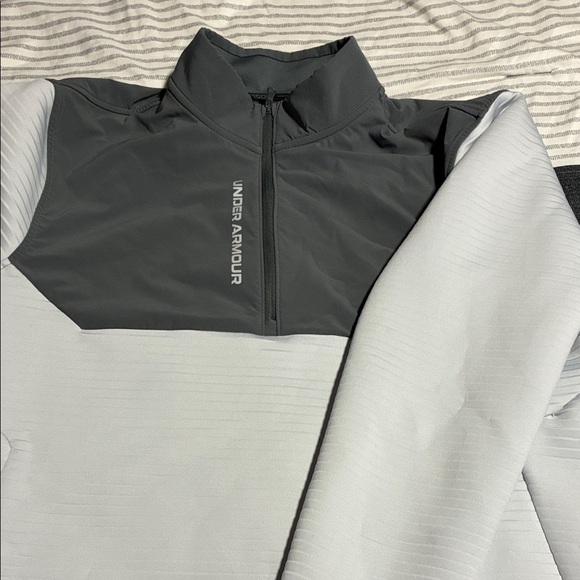 Under Armour Other - Under Armour Gray Quarter-Zip Top
